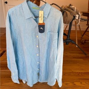 Tommy Bahama Sky Blue Casual Shirt